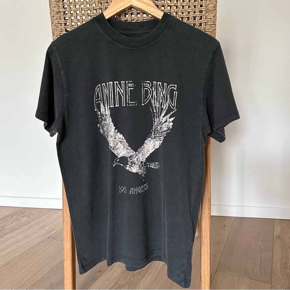 Anine Bing Lili Eagle Tee, Size XS, New with Tags